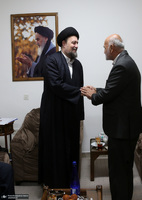 دیدار مدیران سابق تیم های پرسپولیس و استقلال با سید حسن خمینی