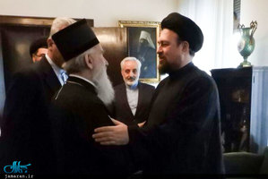 دیدار سید حسن خمینی با رهبران مذهبی صربستان 