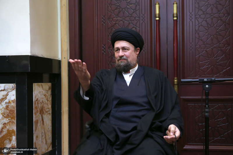 دیدار جمعی از طلاب پاکستانی با سید حسن خمینی