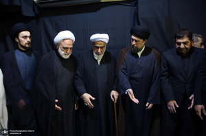 مراسم تشییع آیت الله حسن صانعی (ره) از حسینیه جماران - 2