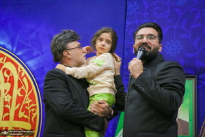 مراسم بزرگداشت شهید علی لاریجانی در حرم حضرت معصومه (س)