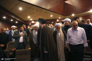 دیدار رئیس و کارکنان موسسه‎ تنظیم و نشر آثار امام خمینی با سید حسن خمینی