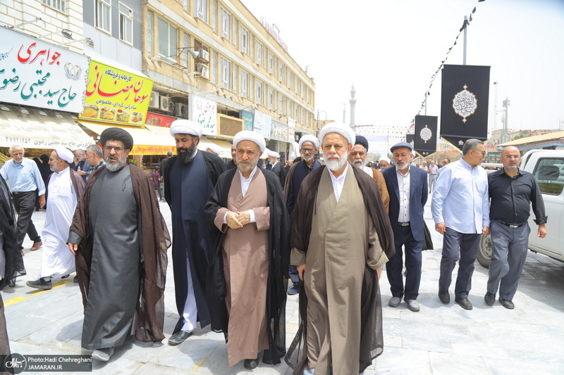 مراسم تشییع و خاکسپاری آیت الله حسن صانعی (ره) در قم