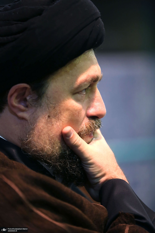 دیدار جمعی از طلاب حوزه علمیه نجف اشرف با سید حسن خمینی‎