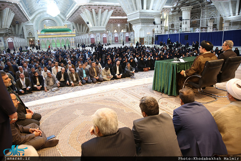 تجدید میثاق وزیر معاونان و مدیران وزارت آموزش و پرورش با آرمانهای امام راحل 