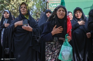 مراسم تشییع و خاکسپاری پیکر شهید سید هادی خرقانی