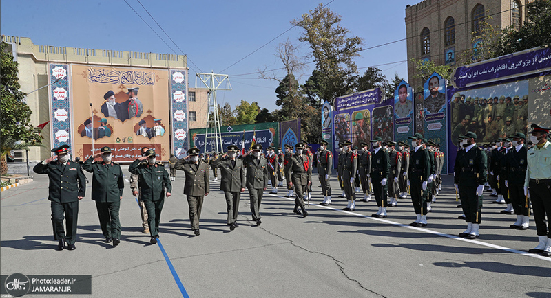 ارتباط تصویری فرمانده کل قوا با مراسم مشترک دانش‌آموختگی دانشجویان دانشگاه‌های افسری نیروهای مسلح