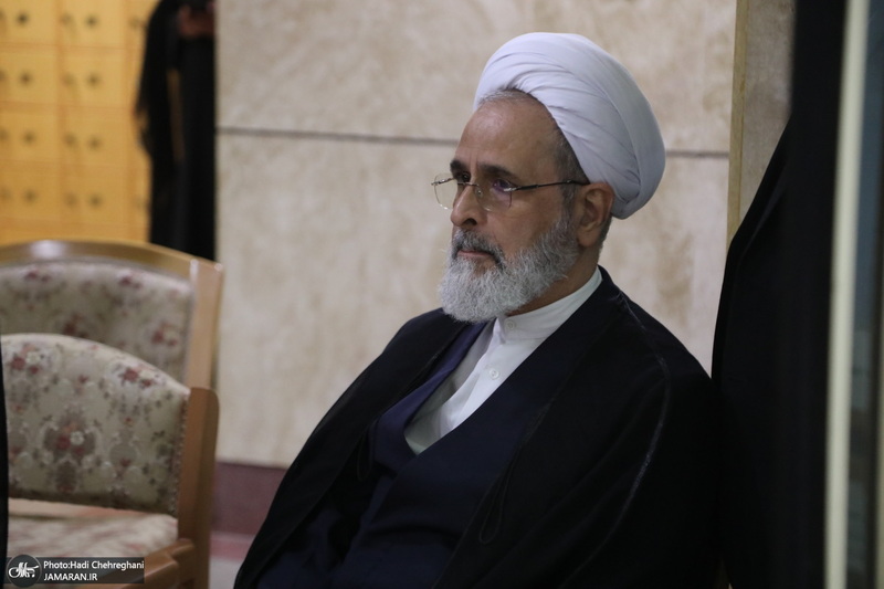 مراسم عزاداری شهادت سید حسن نصرالله (ره) در قم‎ - علیرضا اعرافی