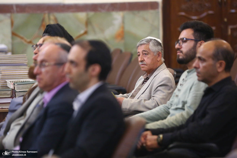 مراسم ادای احترام جامعه کلیمیان به مقام شامخ حضرت امام خمینی (س)