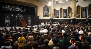 مراسم عزاداری شام شهادت حضرت فاطمه‌زهرا(س) در حسینیه امام خمینی