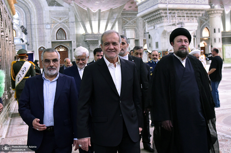 تجدید میثاق رئیس‌جمهور و اعضای دولت با آرمان‌های حضرت امام خمینی - 1