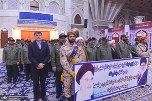 تجدید میثاق فرماندهان و کارکنان حفاظت هواپیمایی سپاه پاسداران با آرمان های حضرت امام(س) 