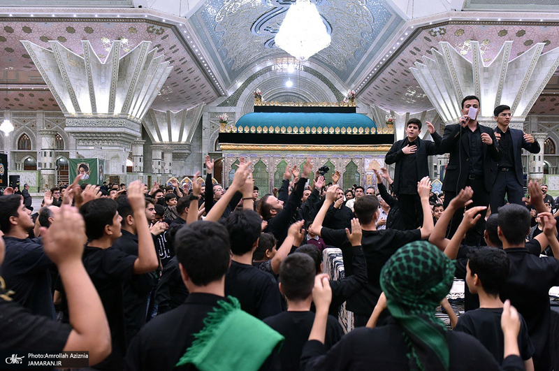 سوگواره احلی من العسل در حرم مطهر امام خمینی (س)