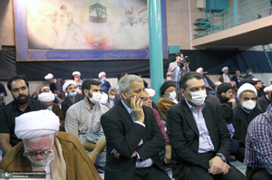 مراسم تجدید بیعت روحانیون با امام در حسینیه جماران‎‎