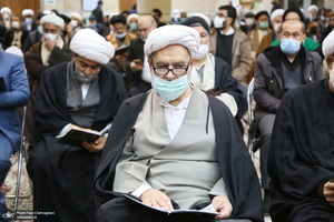 مراسم بزرگداشت همسر مرحوم آیت الله العظمی فاضل لنکرانی (ره)