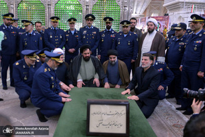 تجدید میثاق فرمانده نیروی هوایی ارتش با آرمان های حضرت امام خمینی(س)