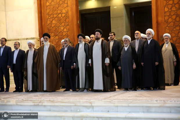 رئیس قوه قضاییه و مسئولان عالی قضایی با آرمان‌های امام خمینی(س) تجدید میثاق کردند