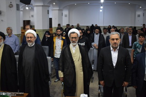 مراسم اختتامیه نمایشگاه قرآن کریم استان قم در مجتمع فرهنگی یادگار امام‎