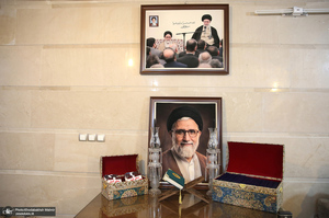 حضور سید حسن خمینی در منزل حجت الاسلام و المسلمین شهید خطیب