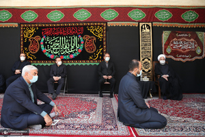 مراسم عزاداری حضرت سید الشهدا(ع) با حضور روحانی