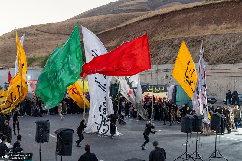 هم قدم با زائران اباعبدالله الحسین (ع)؛ مرز تمرچین