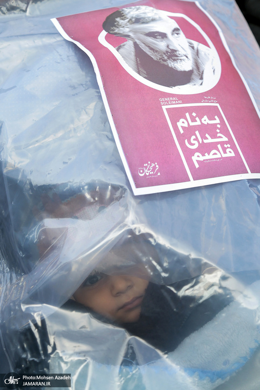 حضور میلیون ها تهرانی در تشییع پیکر مطهر سردار قاسم سلیمانی - 8