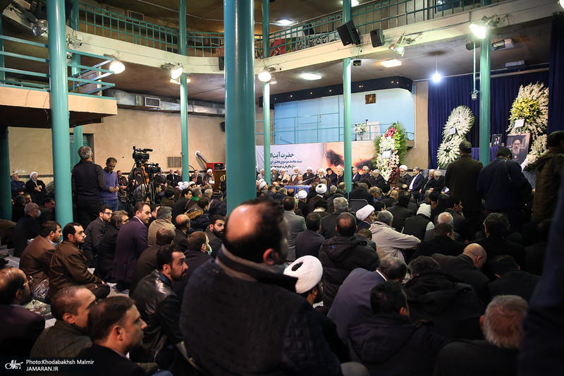 مراسم بزرگداشت آیت الله موسوی بجنوردی (ره) در حسینیه جماران - 3