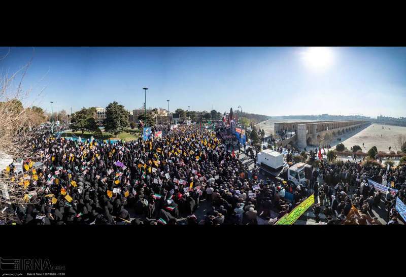 راهپیمایی حماسی نهم دی ماه در سراسر کشور