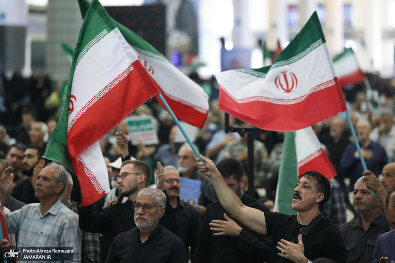 مراسم چهلمين روز شهادت شهداى اقتدار ايران