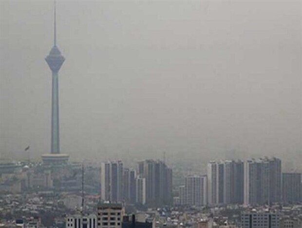 کیفیت هوای تهران با شاخص 102 برای گروههای حساس ناسالم است