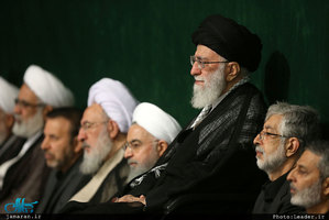 مراسم عزاداری شب تاسوعای حسینی با حضور رهبر معظم انقلاب اسلامی