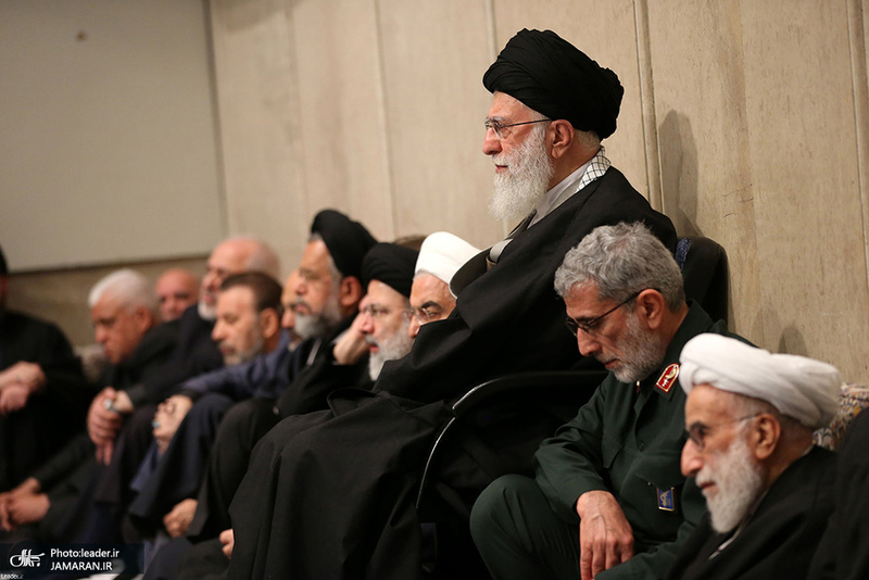 مراسم بزرگداشت شهید حاج قاسم سلیمانی و همرزمانش در حسینیه امام خمینی (ره)