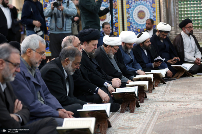 آیین افتتاحیه مرکز فعالیت‌های قرآنی در حرم مطهر حضرت امام خمینی (س)