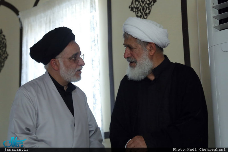 مراسم دعای پرفیض عرفه در محضر آیت الله امجد