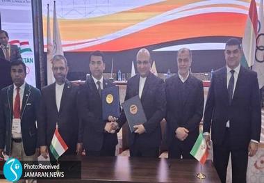 امضای تفاهمنامه همکاری بین کمیته های المپیک ایران و تاجیکستان 