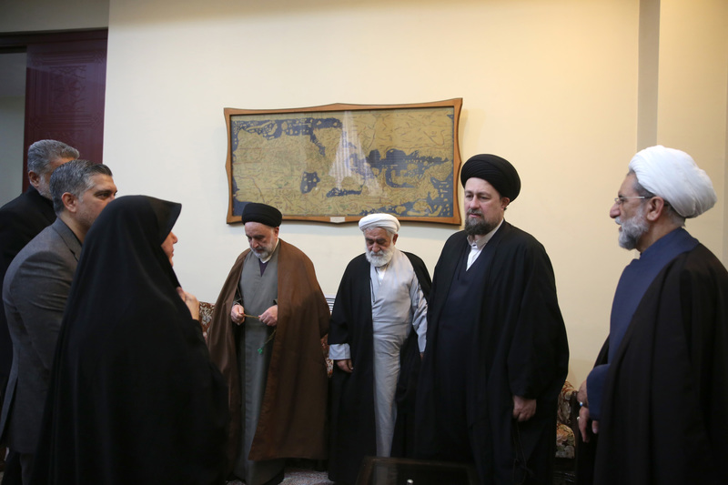 مراسم تشییع حجت الاسلام حاج شیخ مصطفی قنبرپور در حرم امام خمینی (س)