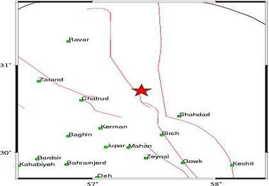 زلزله پنج ریشتری هجدک کرمان خسارتی نداشت
