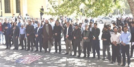 برگزاری تجمع اعتراضی دانشگاهیان دانشگاه شهرکرد