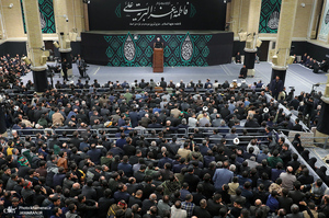 عزاداری شب شهادت حضرت فاطمه‌زهرا (س) در حسینیه امام خمینی