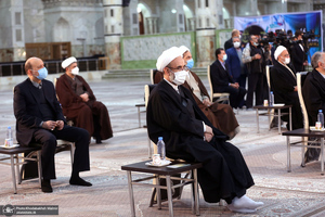 تجدید میثاق رئیس قوه قضاییه و مسئولان قضایی با آرمان‌های امام خمینی(س)