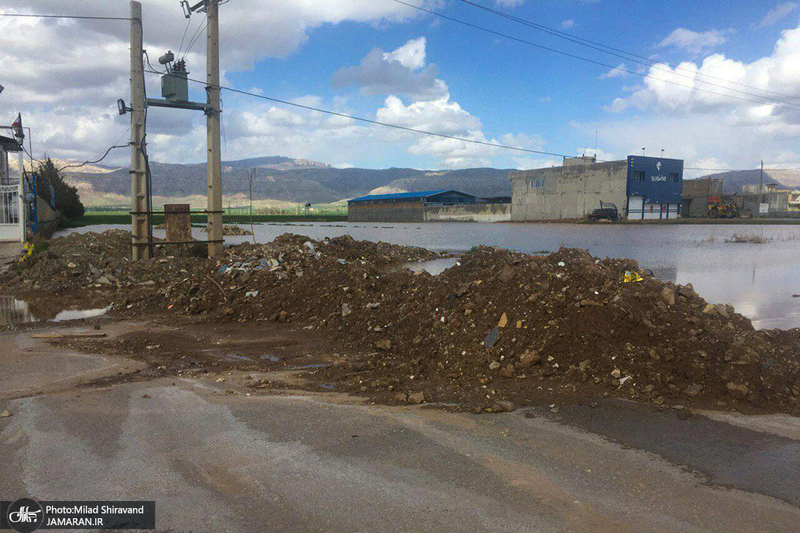 خسارات سیل به شهر کوهدشت و روستاهای بخش شاهیوند شهرستان چگینی