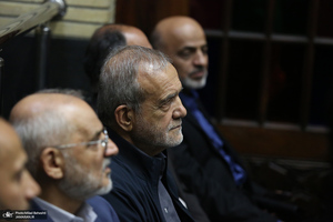 مراسم ختم بدرالسادات عراقچی خواهر وزیر امور خارجه