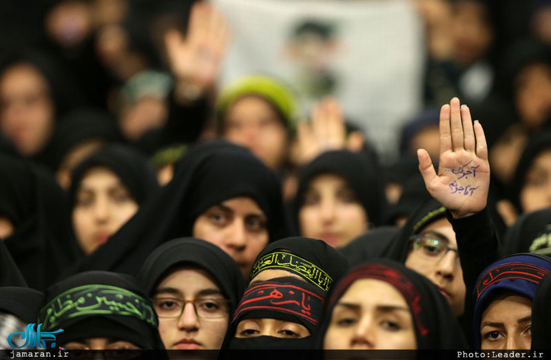 مراسم عزاداری شب عاشورای حسینی با حضور رهبر معظم انقلاب اسلامی