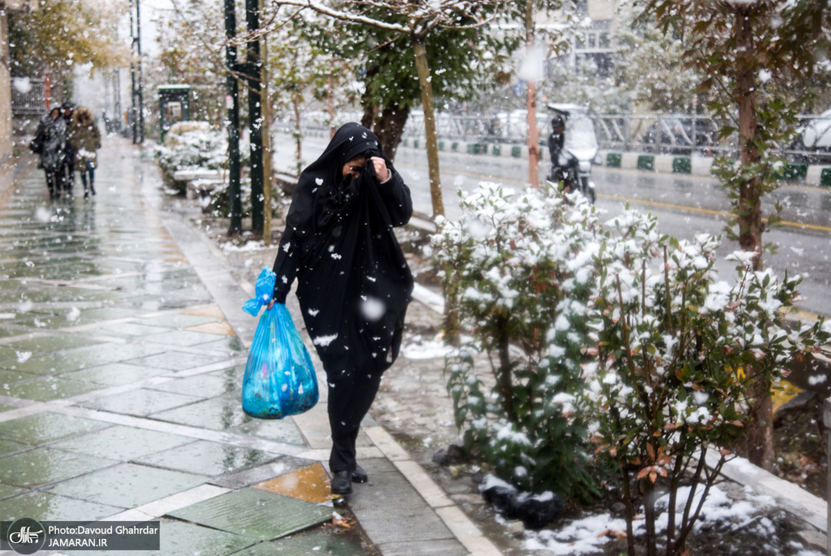 کدام مناطق با بارش برف و باران همراه است