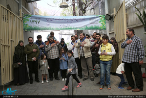 بازدید گردشگران نوروزی از بیت امام خمینی (س) در جماران 