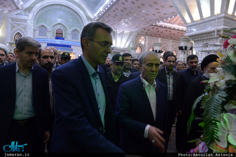 تجدید میثاق رئیس و کارکنان سازمان جنگل ها مراتع و آبخیزداری کشور با آرمان های حضرت امام