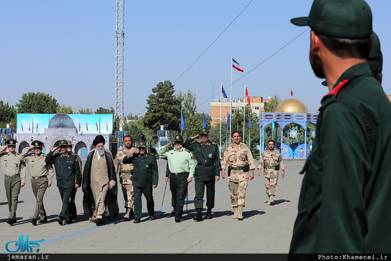 حضور و سخنرانی فرمانده کل قوا  در مراسم دانش‌آموختگی دانشجویان دانشگاه امام حسین(ع)