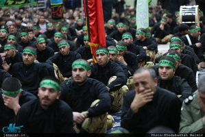 مراسم عزاداری شب شهادت حضرت زهرا(س) در حرم امام خمینی (س)