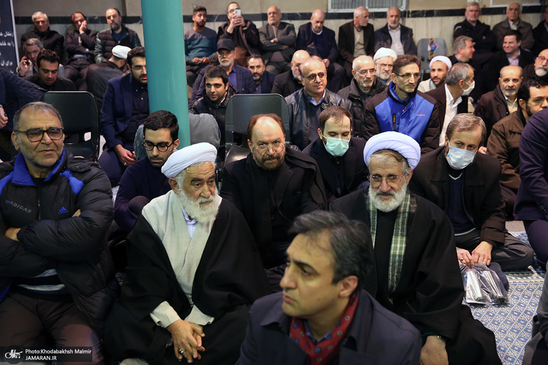 مراسم بزرگداشت آیت الله موسوی بجنوردی (ره) در حسینیه جماران - 3