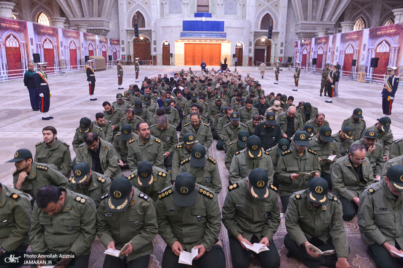 تجدید میثاق فرماندهان و کارکنان حفاظت هواپیمایی سپاه پاسداران با آرمان های حضرت امام(س) 